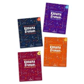 Dikkat Geliştiren Kodlama Oyunları 4'lü Set - Floki Çocuk Yayınları