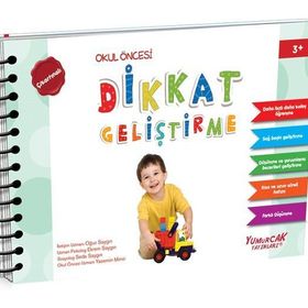 Dikkat Geliştirme 3 Yaş Kitabı - Oğuz Saygın