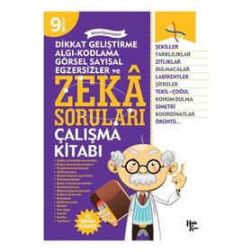 Dikkat Geliştirme, Algı-kodlama, Görsel Sayısal, Egzersizler Ve Zeka Soruları 9 - Kolektif