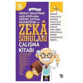 Dikkat Geliştirme, Algı-kodlama, Görsel Sayısal, Egzersizler Ve Zeka Soruları 9 - Kolektif