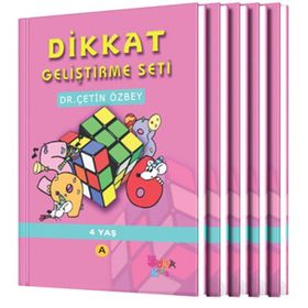 Dikkat Geliştirme ve Güçlendirme Seti 5+Yaş 4 Kitap - kollektif