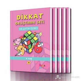Dikkat Geliştirme ve Güçlendirme Seti 5+Yaş 4 Kitap - kollektif
