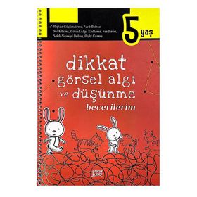 Dikkat Görsel Algı ve Düşünme Becerilerim 5 Yaş - Minik Ada