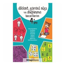 Dikkat Görsel Algı ve Düşünme Becerilerim 5 Yaş - Minik Ada