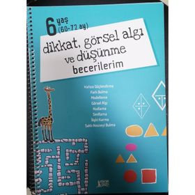Dikkat Görsel Algı ve Düşünme Becerilerim 6 Yaş - Minik Ada