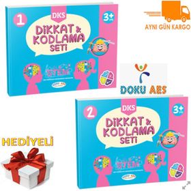 Dikkat Kodlama Seti 3+ Yaş Hasan Çakır Dokuaes Yayınları