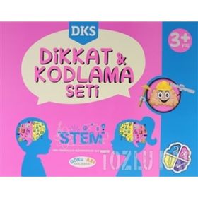 Dikkat Kodlama Seti 3+ Yaş Hasan Çakır Dokuaes Yayınları