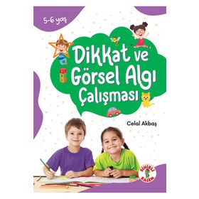 Dikkat Odaklı Etkinlik Kitabı Dikkat ve Görsel Algı Çalışması 5-6 Yaş Sihirli Kalem