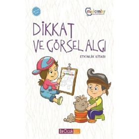 Dikkat ve Görsel Algı Etkinlik Kitabı 48 Ay ve Üzeri - Mavi Çember Okul Öncesi Eğitim - Elif Alkan