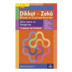Dikkat ve Zeka Akademisi Yayınları - 8-9 Yaş Dikkat - Zeka Bilişsel ve Düşünsel Beceriler 4. Kitap - Zihin Açma ve Pekiştirme