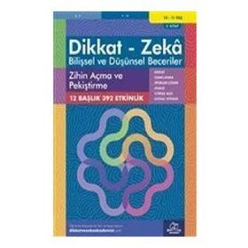 Dikkat ve Zeka Akademisi Yayınları - 9-10 Yaş Dikkat - Zeka Bilişsel ve Düşünsel Beceriler 5. Kitap - Zihin Açma ve Pekiştirme