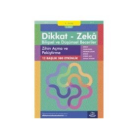Dikkat ve Zeka Akademisi Yayınları - 9-10 Yaş Dikkat - Zeka Bilişsel ve Düşünsel Beceriler 5. Kitap - Zihin Açma ve Pekiştirme
