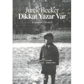 DIKKAT YAZAR VAR FRANKFURT DERSLERI - JUREK BECKER