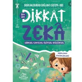 Dikkat Zeka 10 Yaş Görsel - Sayısal - İşitsel - Düşünsel - Kodlama Etkinlikleri - Kolektif