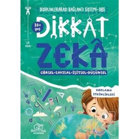 Dikkat Zeka 10 Yaş Görsel - Sayısal - İşitsel - Düşünsel - Kodlama Etkinlikleri - Kolektif