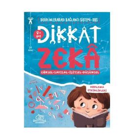 Dikkat Zeka 8 Yaş Görsel - Sayısal - İşitsel - Düşünsel - Kodlama Etkinlikleri - Kolektif