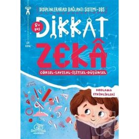 Dikkat Zeka 8 Yaş Görsel - Sayısal - İşitsel - Düşünsel - Kodlama Etkinlikleri - Kolektif