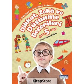 Dikkat Zeka ve Düşünme Becerileri Seti-5 Kitap Takım - Kolektif