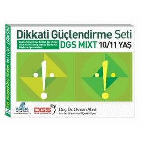 Dikkati Güçlendirme Seti 10 11 Yaş Osman Abalı Adeda Yayınları