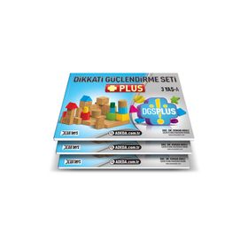 Dikkati Güçlendirme Seti 3 Yaş 3 Kitap Osman Abalı