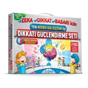 Dikkati Güçlendirme Seti 3 Yaş 3 Kitap Osman Abalı