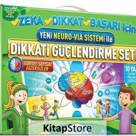 Dikkati Güçlendirme Seti - 4.Sınıf - 10 Yaş - Osman Abalı