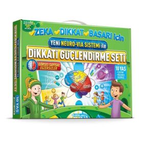 Dikkati Güçlendirme Seti - 4.Sınıf - 10 Yaş - Osman Abalı