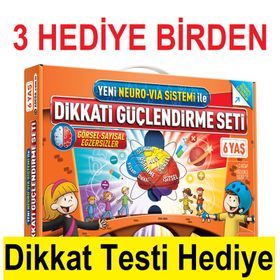 DIKKATI GÜÇLENDIRME SETI 6 YAŞ - OSMAN ABALI