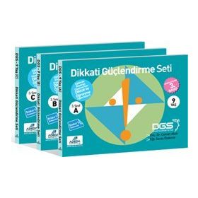 Dikkati Güçlendirme Seti 9 Yaş 3. Sınıf 3 Kitap Takım - Doç. Dr. Osman Abalı
