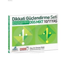 DIKKATI GÜÇLENDIRME SETI MIXT 10/11 YAŞ - OSMAN ABALI