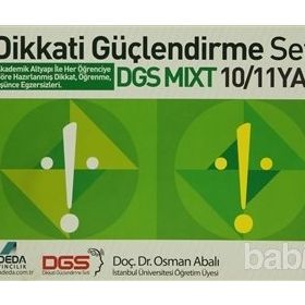DIKKATI GÜÇLENDIRME SETI MIXT 10/11 YAŞ - OSMAN ABALI
