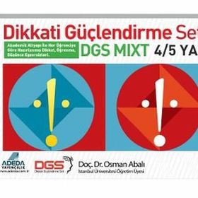 Dikkati Güçlendirme Seti Mixt 4-5 Yaş-Adeda Yayınları