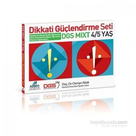 Dikkati Güçlendirme Seti Mixt 4-5 Yaş-Adeda Yayınları