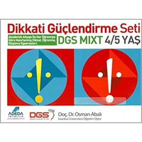 DIKKATI GÜÇLENDIRME SETI MIXT 4/5 YAŞ - OSMAN ABALI