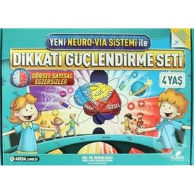 Dikkati Güçlendirme Seti Plus Materyalli - 4 Yaş Kutulu - Osman Abalı