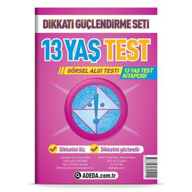 Dikkati Güçlendirme Seti Test (13 Yaş) Adeda Yayınları