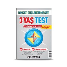 Dikkati Güçlendirme Seti Test (3 Yaş) Adeda Yayınları