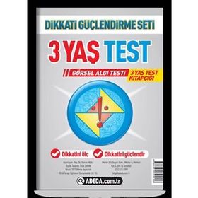 Dikkati Güçlendirme Seti Test (3 Yaş) Adeda Yayınları