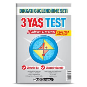 Dikkati Güçlendirme Seti Test (3 Yaş) Adeda Yayınları
