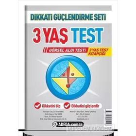 Dikkati Güçlendirme Seti Test (3 Yaş) Adeda Yayınları
