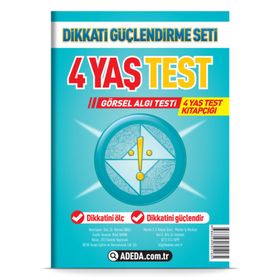 Dikkati Güçlendirme Seti Test (4 Yaş) Adeda Yayınları