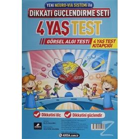 Dikkati Güçlendirme Seti Test (4 Yaş) Adeda Yayınları
