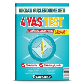 Dikkati Güçlendirme Seti Test (4 Yaş) Adeda Yayınları
