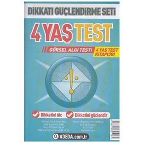 Dikkati Güçlendirme Seti Test (4 Yaş) Adeda Yayınları