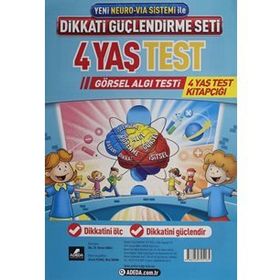 Dikkati Güçlendirme Seti Test (4 Yaş) Adeda Yayınları