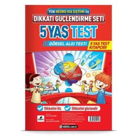 Dikkati Güçlendirme Seti Test (5 Yaş) - Adeda Yayınları