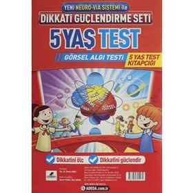 Dikkati Güçlendirme Seti Test (5 Yaş) - Adeda Yayınları