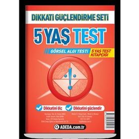 Dikkati Güçlendirme Seti Test (5 Yaş) - Adeda Yayınları