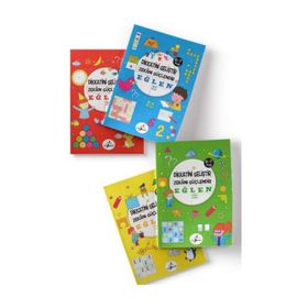 Dikkatini Geliştir, Zekanı Güçlendir ve Eğlen 6-7 Yaş - 4 Kitap - Çocuk Gezegeni