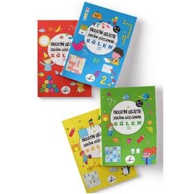 Dikkatini Geliştir, Zekanı Güçlendir ve Eğlen 6-7 Yaş - 4 Kitap - Çocuk Gezegeni